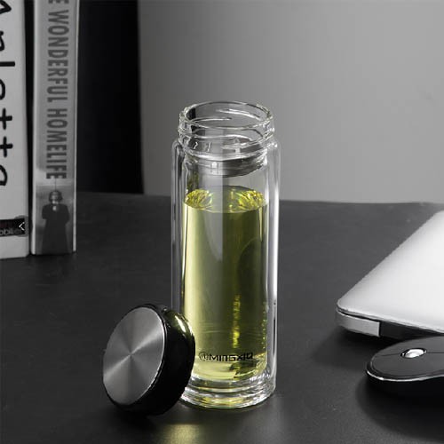 明霞雙層玻璃杯